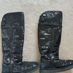 Tall sequin ugg boots
